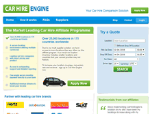 Tablet Screenshot of carhireengine.co.uk